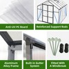 Gulches 8x10FT Walk in Polycarbonate Greenhouse Heavy Duty Aluminum Frame Drainage System All Season Garden Backyard - 4 of 4