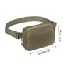 Unique Bargains Waterproof Adjustable Strap Ample Storage Fanny Packs for Traveling - 2 of 4