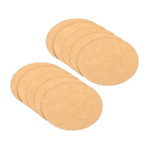 Unique Bargains Round Blank Kraft Paper 50 Pcs - 1 of 4