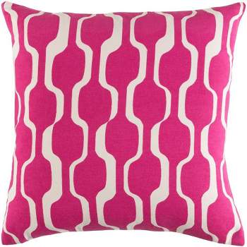 Mark & Day Look Modern Bright Pink Throw Pillow