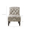 NicBex Polyester Accent Chair,Upholstered Living Room Chairs with Button Tufted Backrest,Modern Armless Chair,Accent Chairs for Living Room - 3 of 4