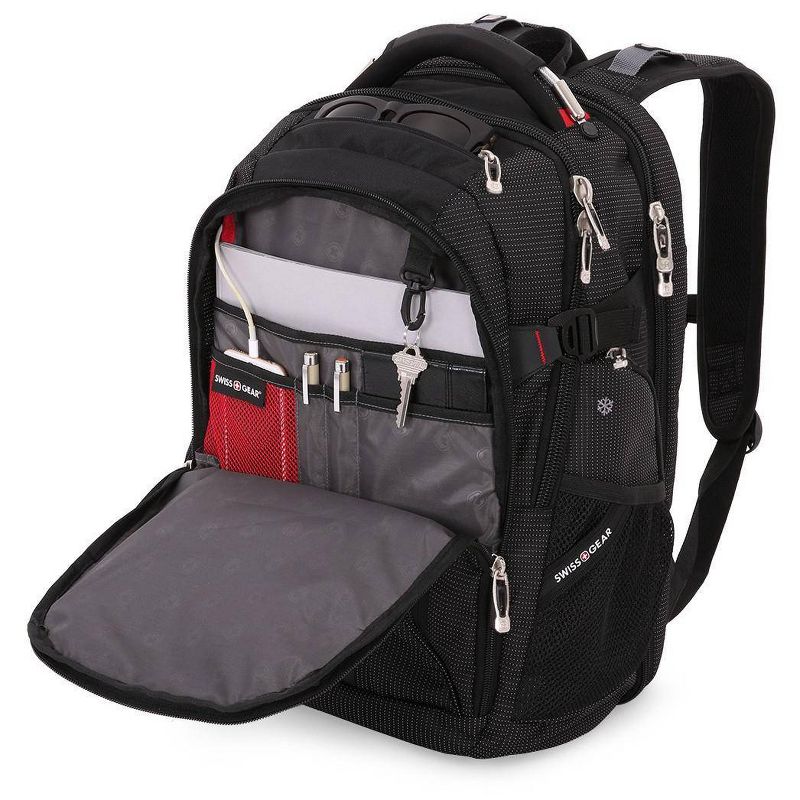 SWISSGEAR Scan Smart TSA Laptop and USB Power Plug 18.5&#34; Backpack - Black, 5 of 14
