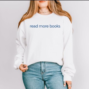 Simply Sage Market Embroidered Read More Books Sweatshirt - 1 of 4