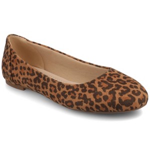 Journee Women's Comfort Kavn Medium and Wide Width Dress Flats - 1 of 4