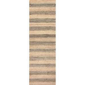 Nuloom Sycamore Striped Jute Area Rug - 1 of 4