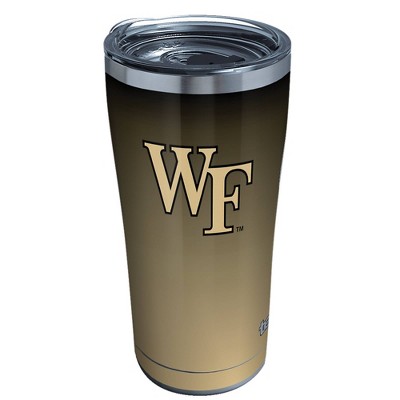 NCAA Wake Forest Demon Deacons 20oz Ombre Stainless Steel Tumbler with Lid