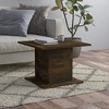 Coffee table 55.5x55.5x40 cm chipboard smoked oak - 2 of 4