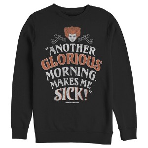 Men's Disney Hocus Pocus Winifred Glorious Morning Sweatshirt - 1 of 3