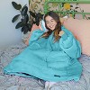 Tirrinia Wearable Blanket Oversized Hoodie for Adults, Patterns Sweatshirt Blanket, as Warm & Funny Gifts for Men Women Girlfriend - 4 of 4