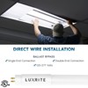 Luxrite 4FT T5 LED Tube Lights, Type B, 24W=54W, 4 Colors 3500K | 4000K | 5000K | 6500K, Ballast Bypass, 3200LM, F54T5 Fluorescent Replacement 4 Pack - 3 of 4