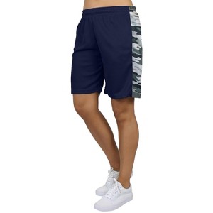 Galaxy By Harvic Women's Loose Fit Moisture Wicking Performance Quick Dry Mesh Shorts With Side Block Design - 1 of 2