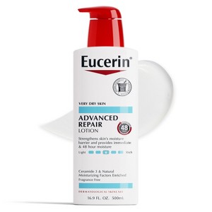 Eucerin Advanced Repair Unscented Body Lotion for Dry Skin - 16.9 fl oz - 1 of 4