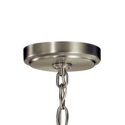 Winslow 17" Black and Bronze Globe Chandelier with Clear Glass Shades