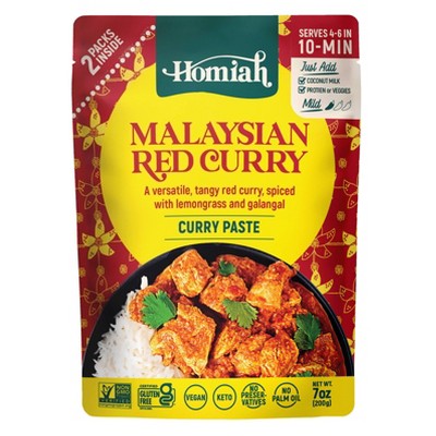 Homiah Malaysian Red Curry Paste - 7oz