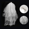 Unique Bargains Hair Clip Wedding Veil White 1 Pc - 3 of 4