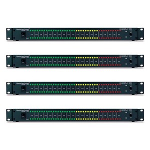 American Audio MKII DB Sound Volume LED Display Monitor Device for Amp Rack (4 Pack) - 1 of 4
