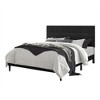 Home Design Evanston Tufted Upholstered Platform Bed, Minimalist Design - 3 of 4