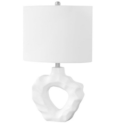 Monarch Specialties Lighting 25inchH Table Lamp Cream Resin Ivory / Cream Shade Modern