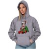 Cute Betty Boop Christmas Present Hoodie Sweatshirt Women Brisco Brands - 4 of 4