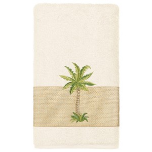 Linum Home Textiles 100% Turkish Cotton COLTON Embellished Towel Set - 1 of 2