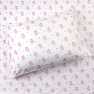 Tadpoles 3-Piece Ombre Unicorn Sheet Set | 1 Twin Flat Sheet, 1 Twin Fitted Sheet & 1 Queen Pillowcase - 1 of 3