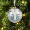 Christmas Monogram Plastic Tinsel Ball Y Ornament - Wondershop™ - 2 of 3