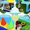 Infans Inflatable Bounce House Kids Bouncy Jumping Castle w/ Dual Slides Without Blower - 3 of 4