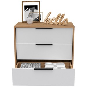 NicBex 3 Drawers Dresser Chests of Drawers with Superior Top Closet Organizers and Storage Tall Dresser for Bedroom, Living Room, Hallway - 1 of 4