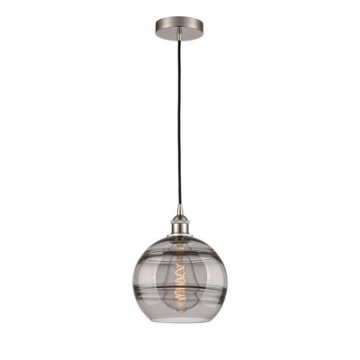 Rochester - 1 Light Cord Hung Mini Pendant In Industrial Style-11.63 Inches Tall and 10 Inches Wide