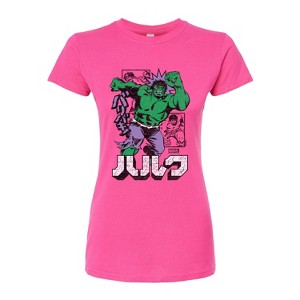 Women's - Marvel - Hulk Katakana Fitted Graphic T-Shirt - 1 of 3