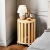 Hrinhom Set of 4 Stackable Stools,Round Side Table,No Assembly - 3 of 4