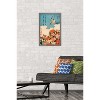 Trends International Cuckoo and Azalea by Katsushika Hokusai Framed Wall Poster Prints - 2 of 4