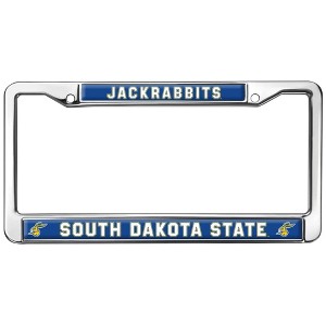 South Dakota State Jackrabbits Logo Full Size Standard License Plate Metal Frame - 1 of 4