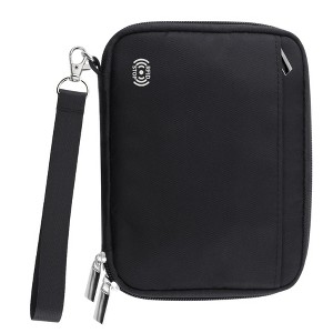 Generic Passport Holder Family for 4, RFID Blocking Travel Wallet Women Men - 1 of 4