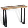 Console Table Teak 39.4"x13.8"x29.5" - 4 of 4