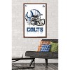 Trends International NFL Indianapolis Colts - Drip Helmet 20 Framed Wall Poster Prints - 2 of 4