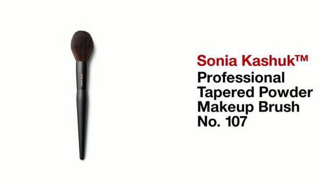 Sonia Kashuk&#8482; Professional Tapered Powder Makeup Brush No. 107, 2 of 5, play video