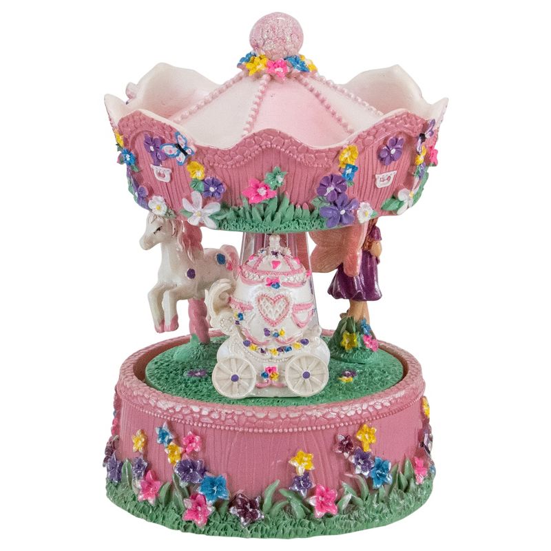 Northlight Children's Magical Fairy Animated Musical Carousel - 6.5", 6 of 7