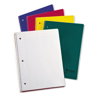 Oxford Earthwise 100% Recycled Single Subject Notebooks 8 1/2 x 11 White 80 Sheets 25206