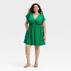 Women's Flutter Short Sleeve Mini A-Line Dress - A New Day™ - 3 of 3