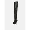 Confetti Stretch Pu High Heel Long Boots Women - 3 of 4