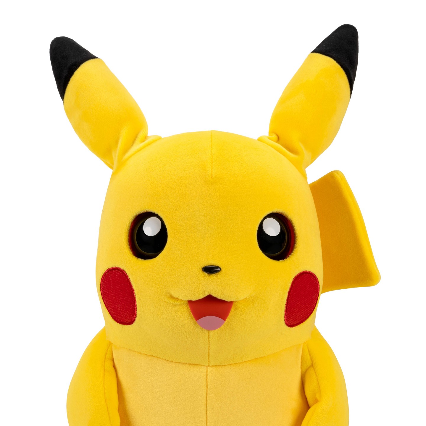 Детская мягкая игрушка Pokemon Pikachu Puppetronic by RealFX - 16" Interactive Plush with 120+ Animations of Movement, Lights, and Sounds — фото 6
