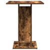 vidaXL Bistro Table Smoked Oak 23.6"x23.6"x29.5" Engineered Wood - 4 of 4