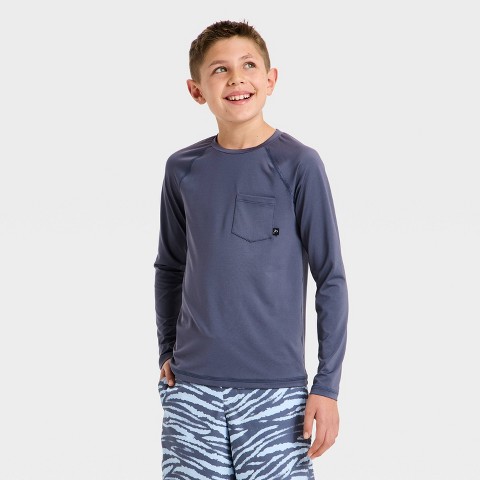 Детские купальники Art Class Boys' Rash Guard Tops - art class™ Gray M