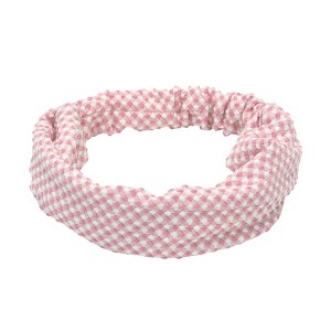 Unique Bargains Women's Argyle Wide Fabric Headband 1 Pc - 1 of 4