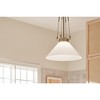 Albers 18.25 Inch 1 Light Pendant with Opal Glass in Black - 2 of 4