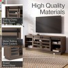 Stead Modern Farmhouse TV Stand - 58” Entertainment Center with Storage - Barn Door TV Stand - 32 to 65" TVs (Driftwood) - 3 of 4
