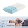 Vipbear Gel Memory Foam Pillow Dual-Sided Washable Cover For All Seasons Ventilated Breathable Foam Pillow For Sleeping, Pack Of 1 - 4 of 4