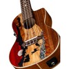 Luna Vista Deer Tropical Wood Concert Acoustic-Electric Ukulele Gloss Natural - 3 of 4