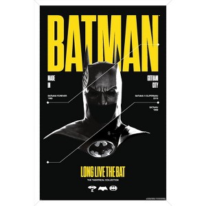 Trends International DC Comics Batman: 85th Anniversary - Long Live The Bat (Batman) Framed Wall Poster Prints - 1 of 4